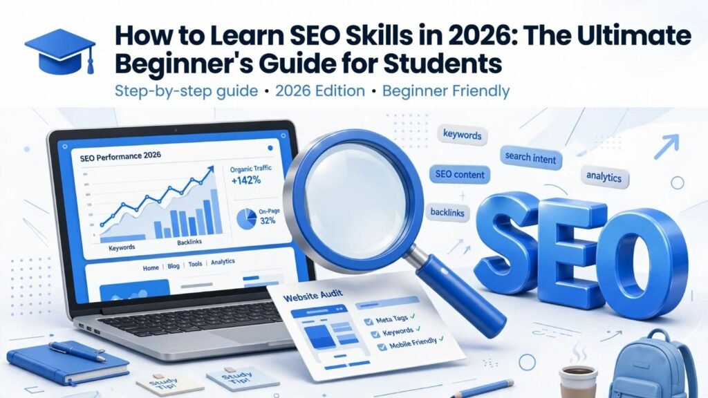How to Learn SEO Skills in 2026: The Ultimate Beginner’s Guide for Students